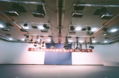 广州解放军体育学院TVS演播厅声学装修及演播厅电视灯光工程